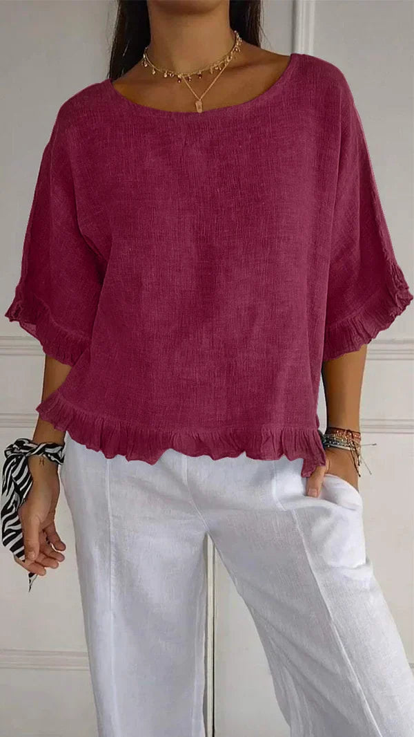 TANSY | SUMMER BREEZE LINEN SHIRT