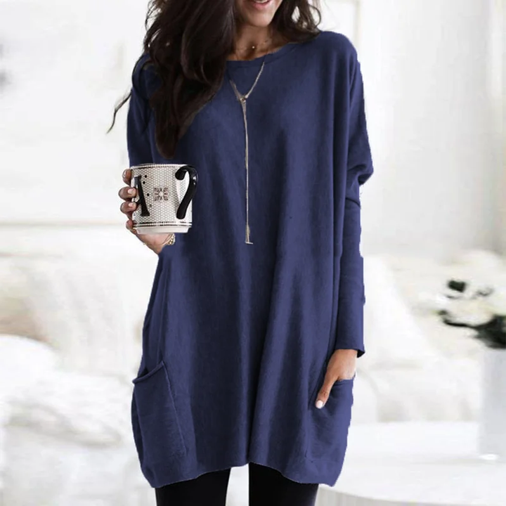 Milea | Long Sleeve Tunic with Pockets