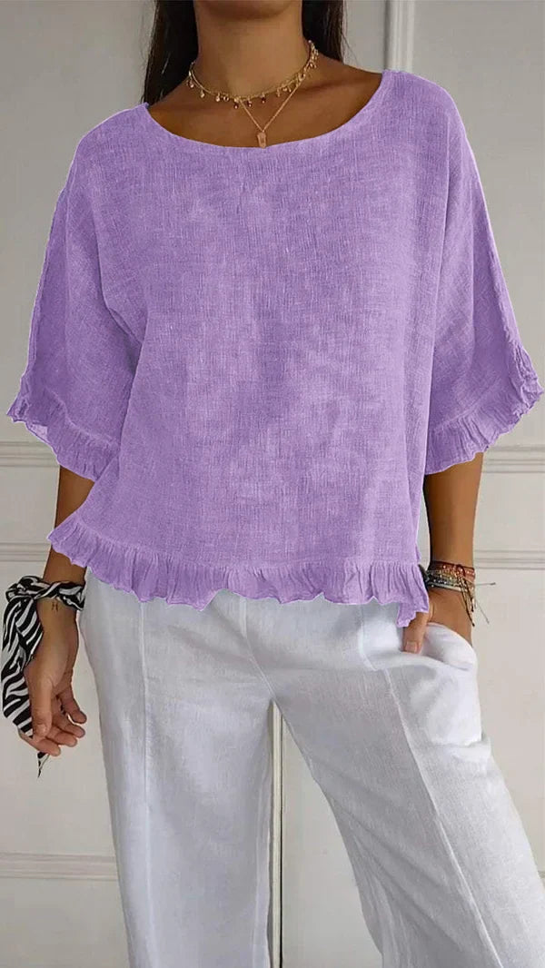 TANSY | SUMMER BREEZE LINEN SHIRT