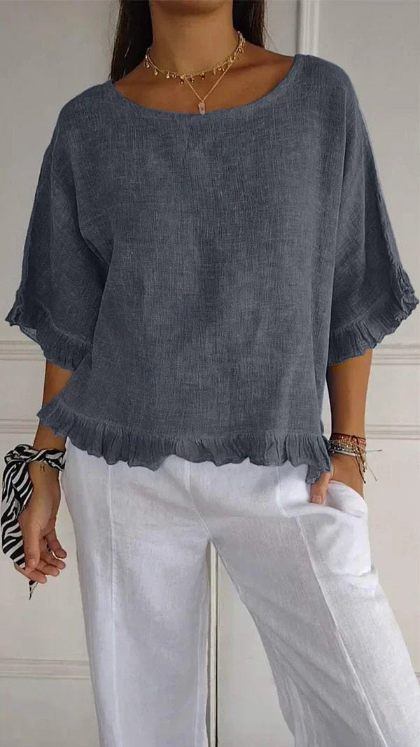 TANSY | SUMMER BREEZE LINEN SHIRT