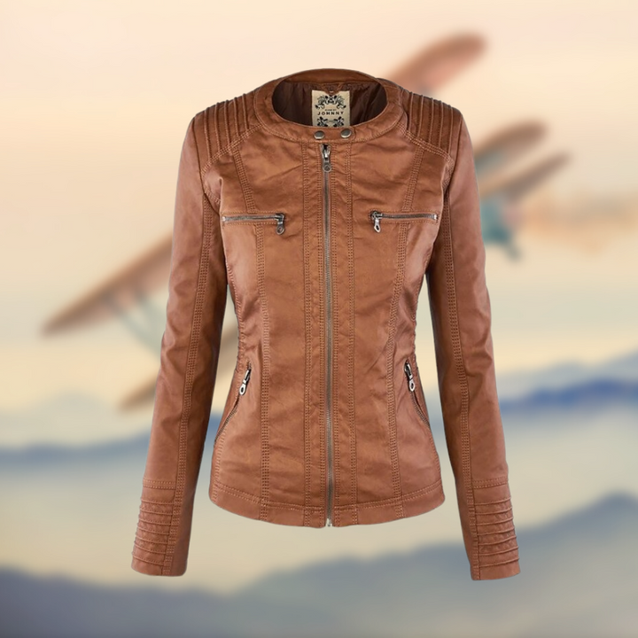 KAROLINA | STYLISH & COMFORTABLE LEATHER JACKET