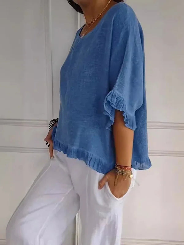 TANSY | SUMMER BREEZE LINEN SHIRT