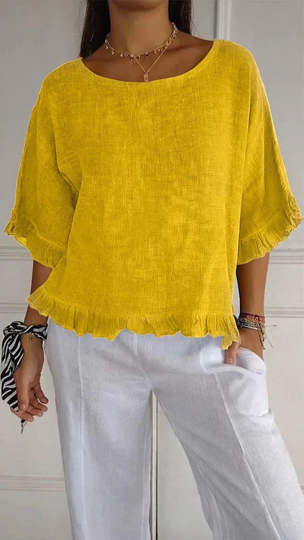 TANSY | SUMMER BREEZE LINEN SHIRT