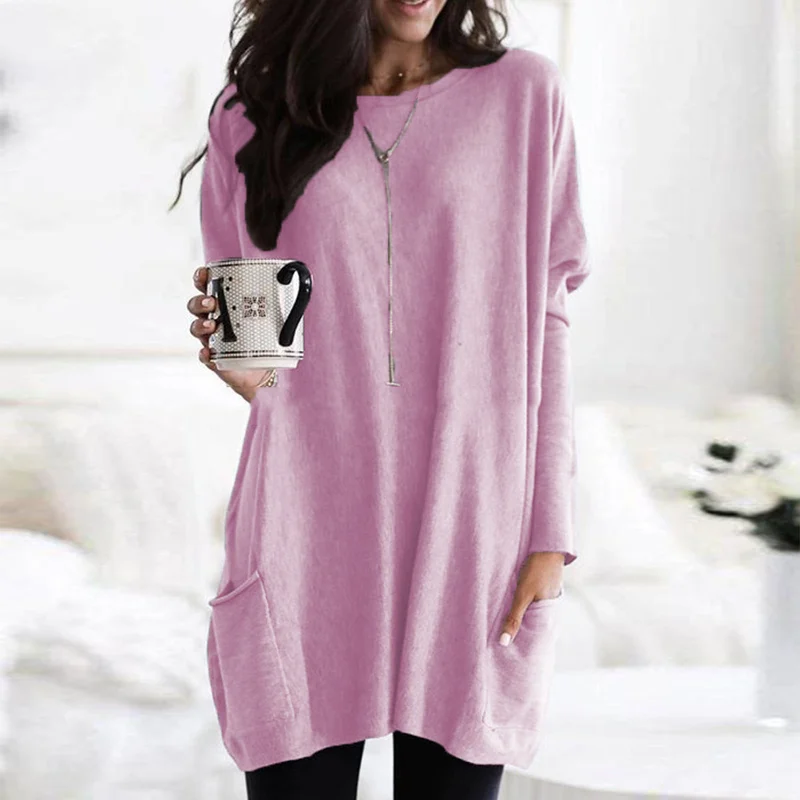 Milea | Long Sleeve Tunic with Pockets