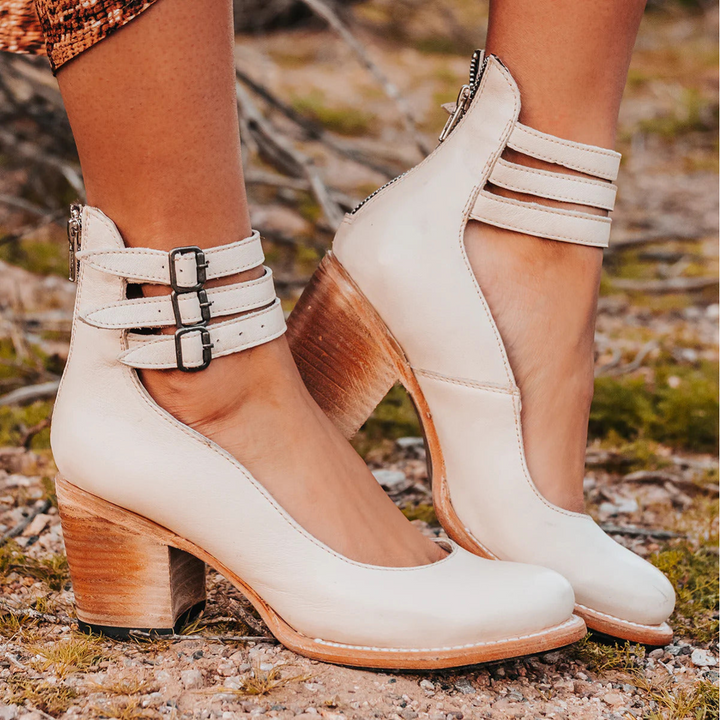 ARIA | ANKLE HEELS WITH STRAPS