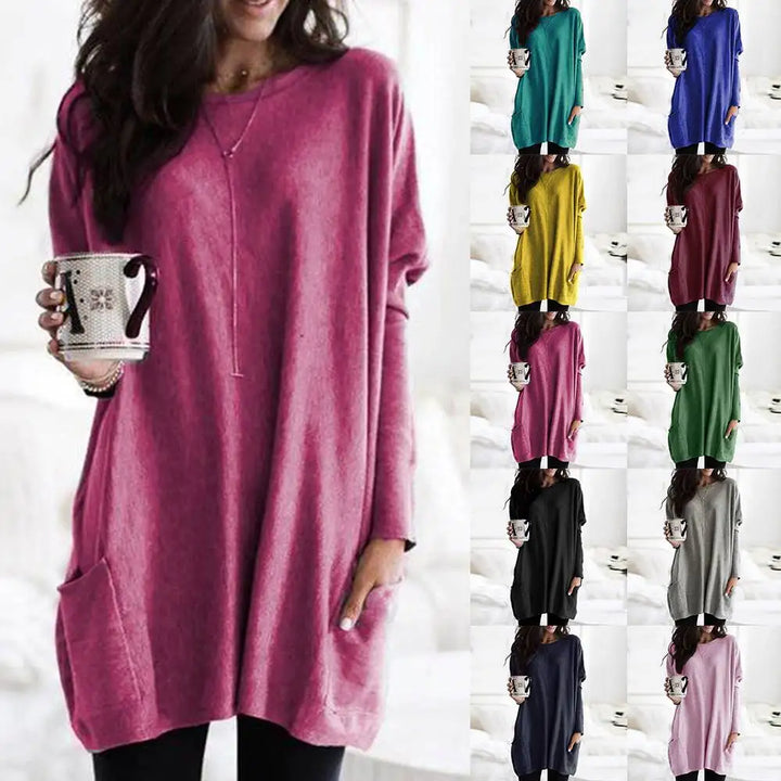 Milea | Long Sleeve Tunic with Pockets