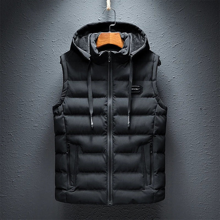 ANTOINE | VEST WITH HOOD